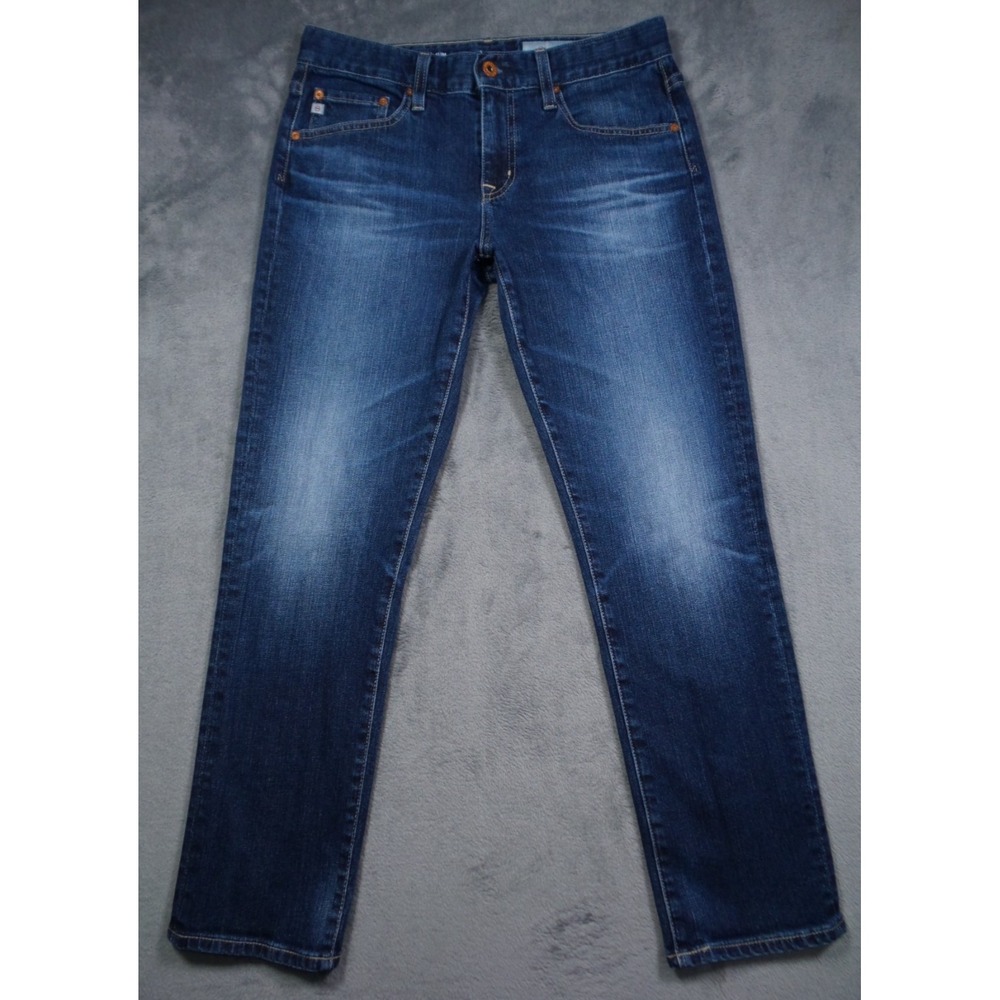 AG Adriano Goldschmied Jeans Womens 26 Blue The Ex-Boyfriend Slouchy Slim Dark